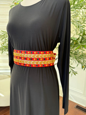 Sabal Kharaz Tatreez Thobe Belt