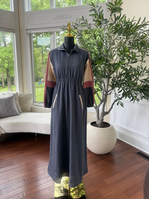 Elegant Grey Comfort Abaya