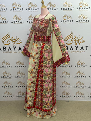 Royal Blossom Palestinian Thobe