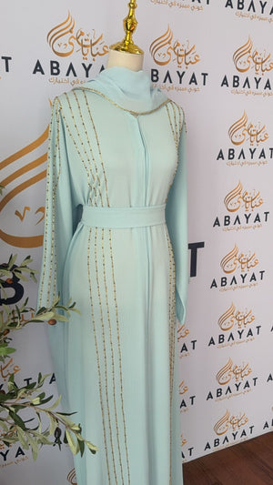 Baby Blue Dream Abaya