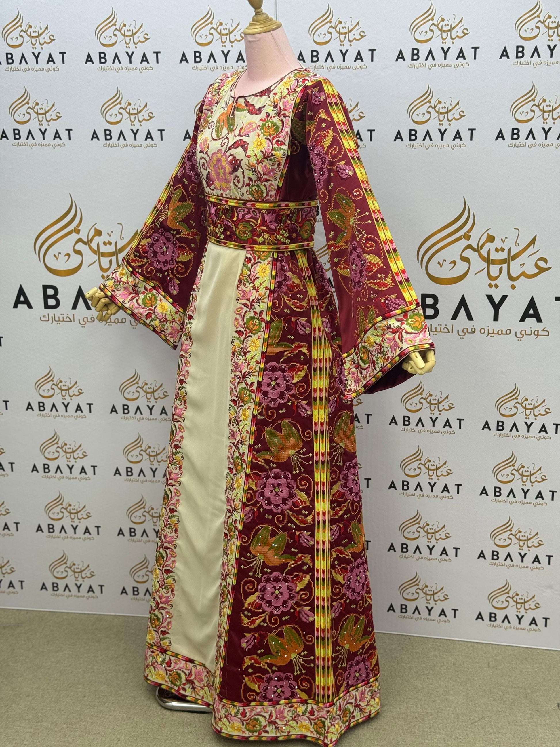 Royal Rose Garden Embroidered Thobe