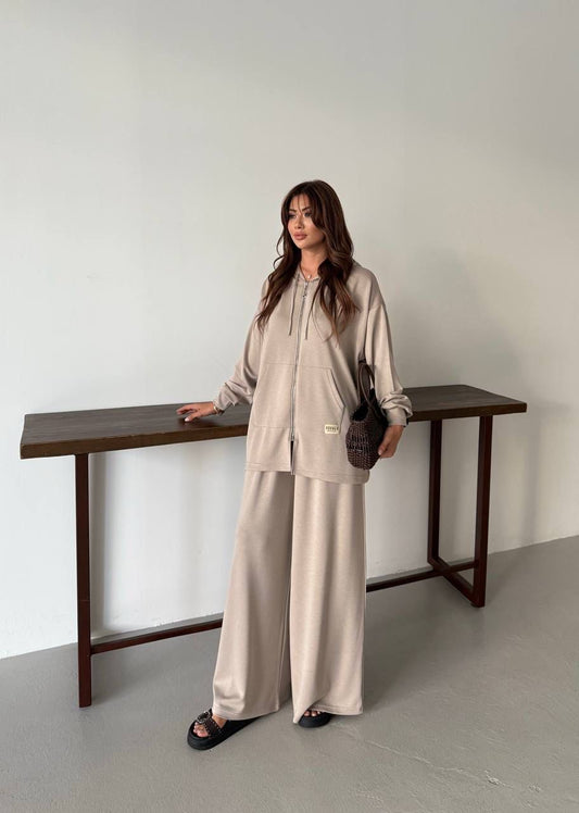 Elegant Two Piece Sweater Comfort Set