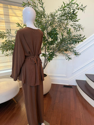 Modest Style Two Piece Fashion Set