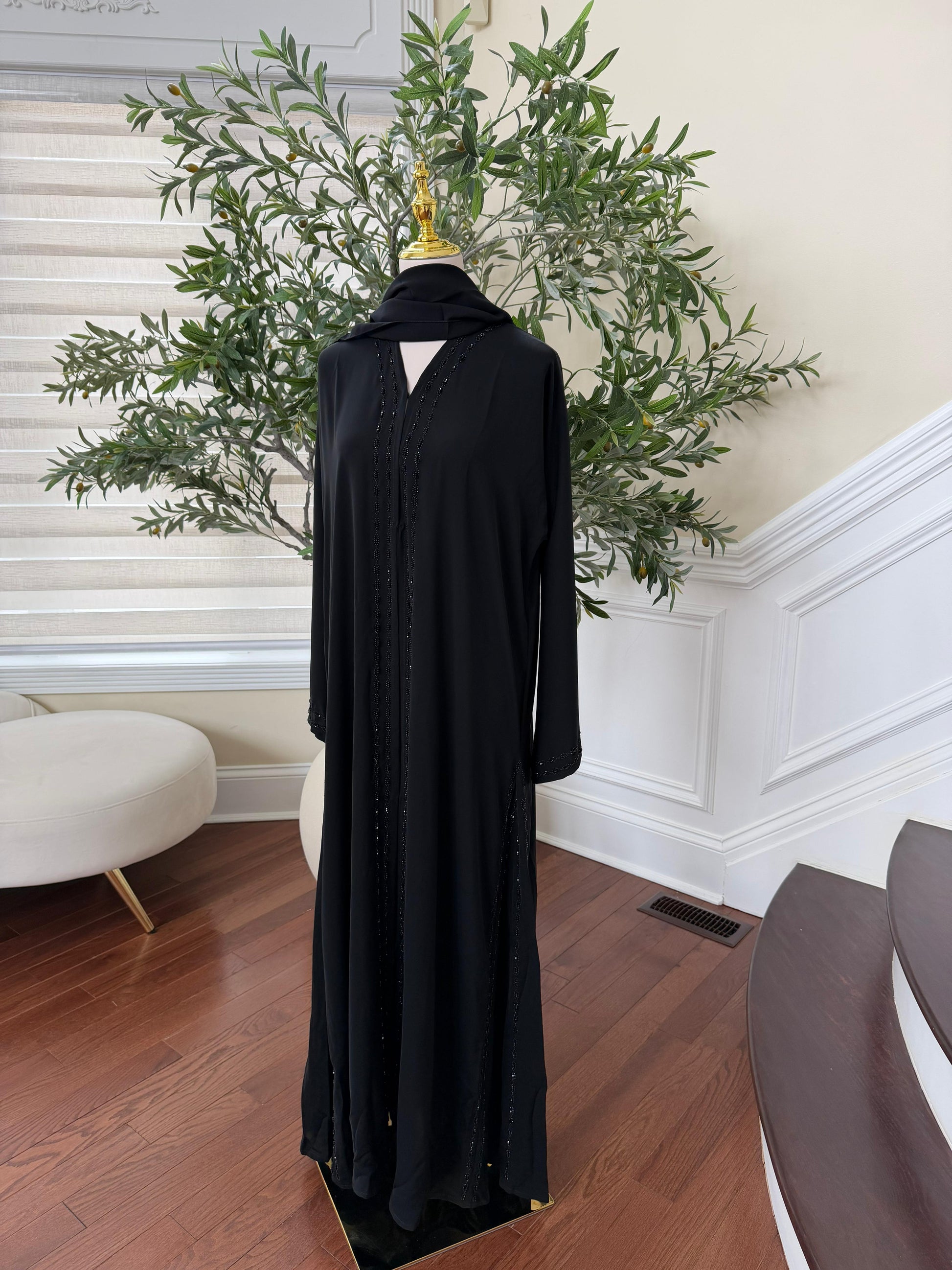 Black Pearl Serene Nights Abaya