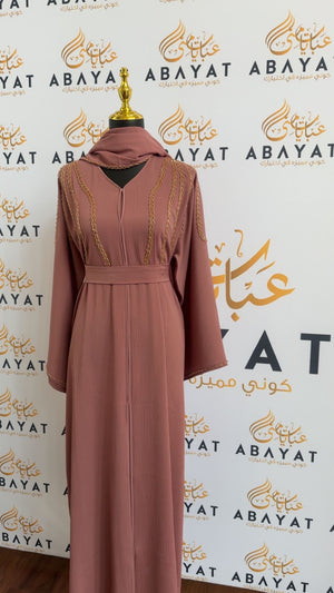 Layali Ramadan Collection: Rose Pink Abaya