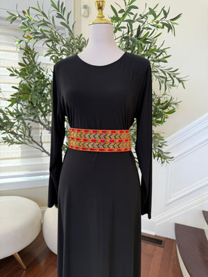 Sabal Kharaz Gold Tatreez Belt