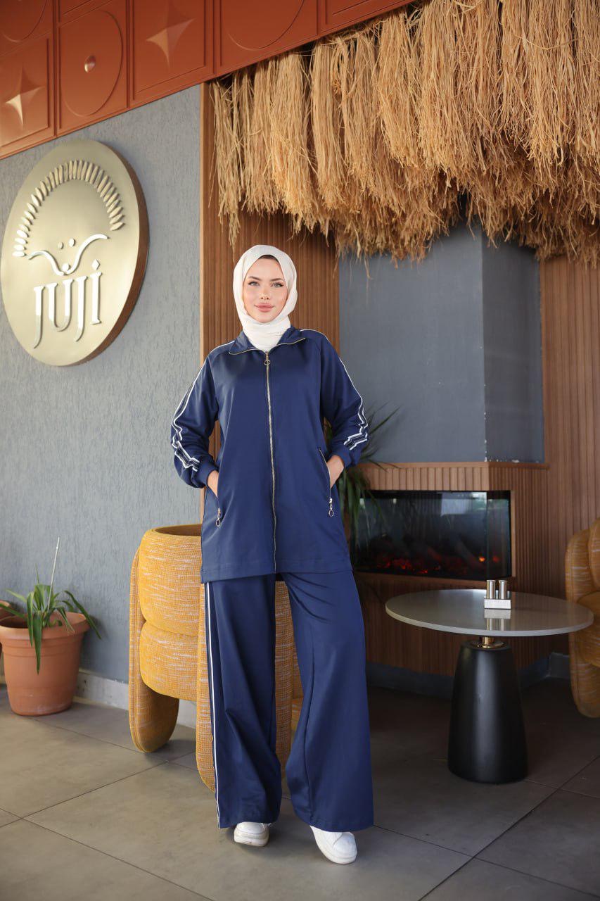 Elegant Two Piece Zipper Comfort Modest Wear