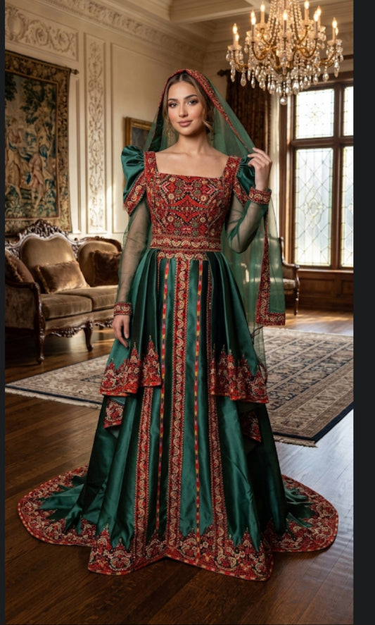 Luxury Tatreez Dress