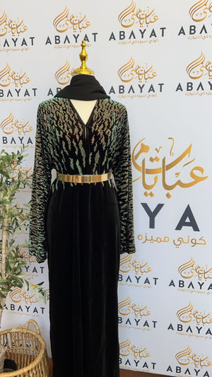 Black Sparkle Abaya