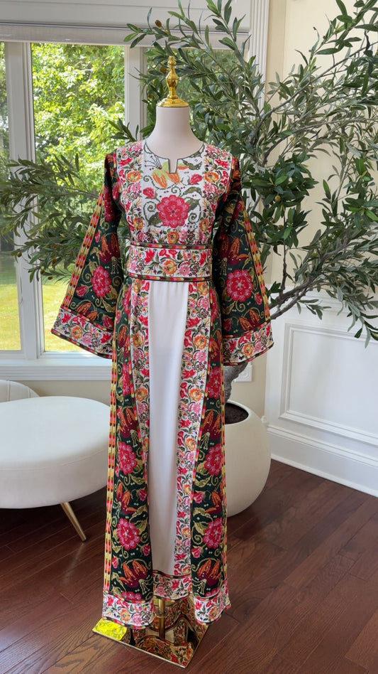 Embroidery Tatreez Floral Thobe /A
