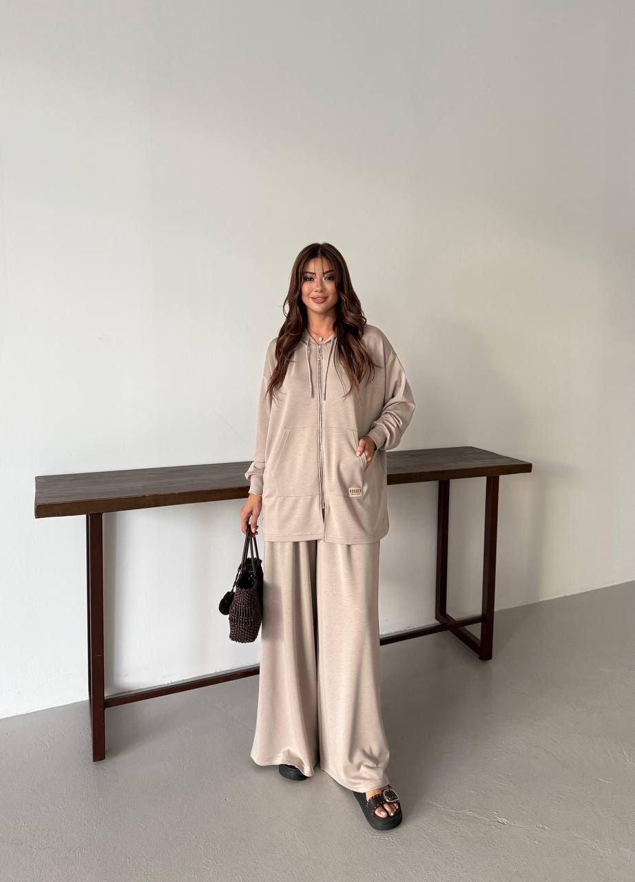 Elegant Two Piece Sweater Comfort Set