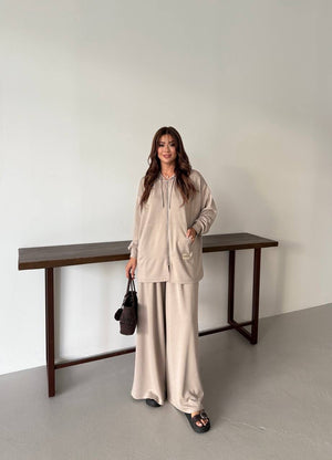 Elegant Two Piece Sweater Comfort Set