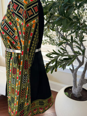 Green Tatreez Heritage Jacket