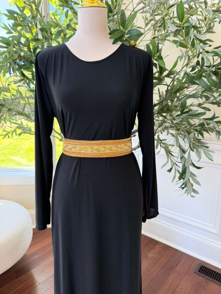 Golden Beaded Sabal Kharaz Belt/ 2
