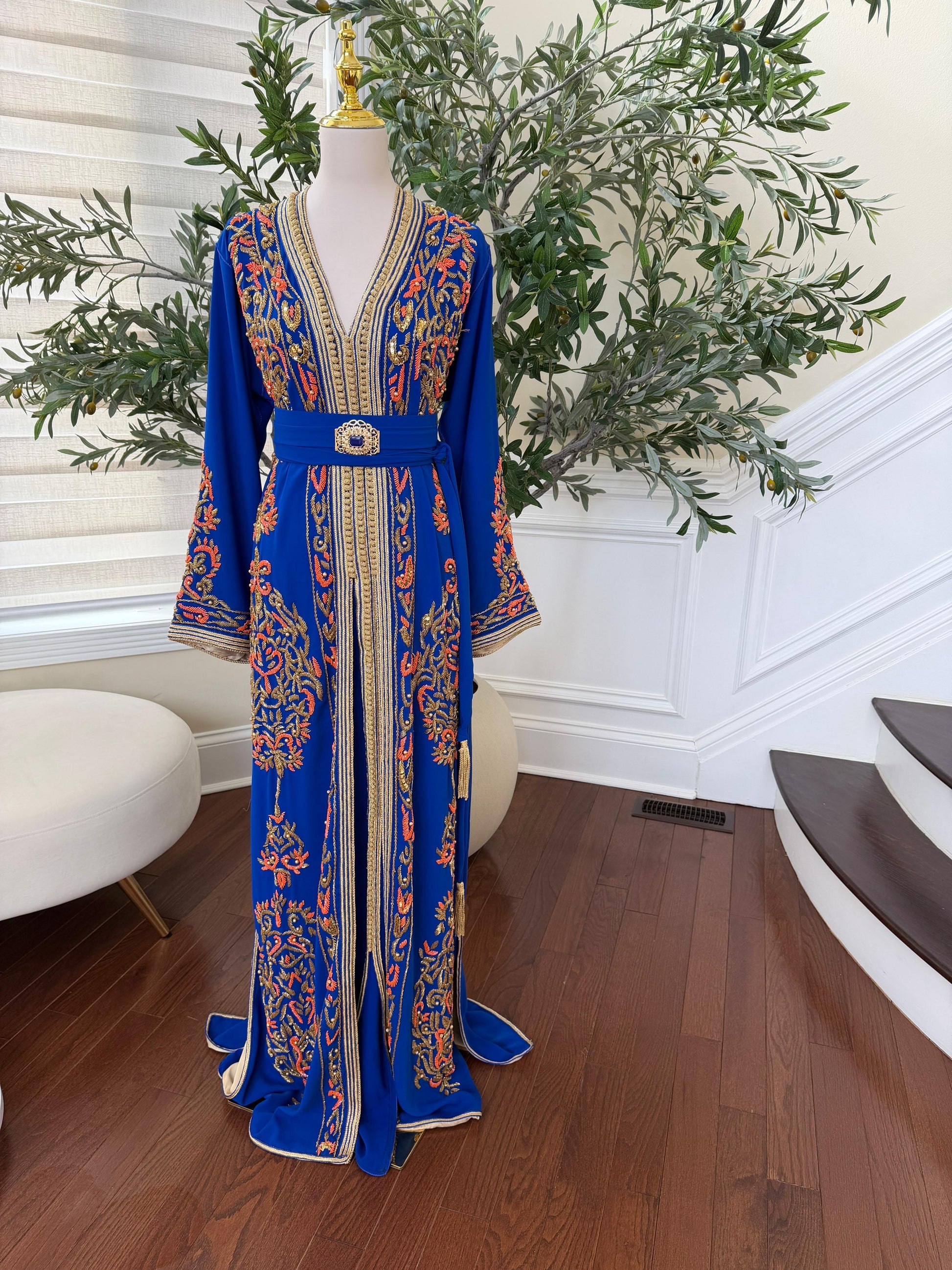 Royal Blue Majestic Kuftan