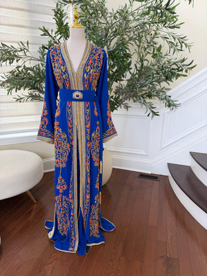 Royal Blue Majestic Kuftan