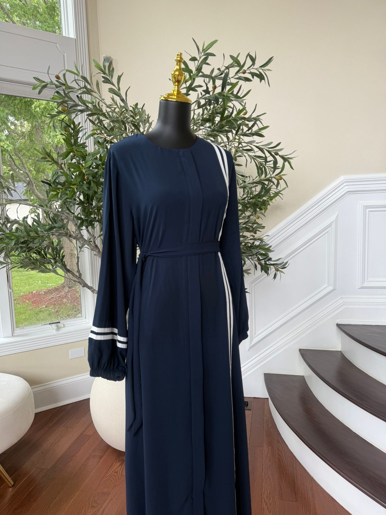 Blue Elegance Activewear Abaya