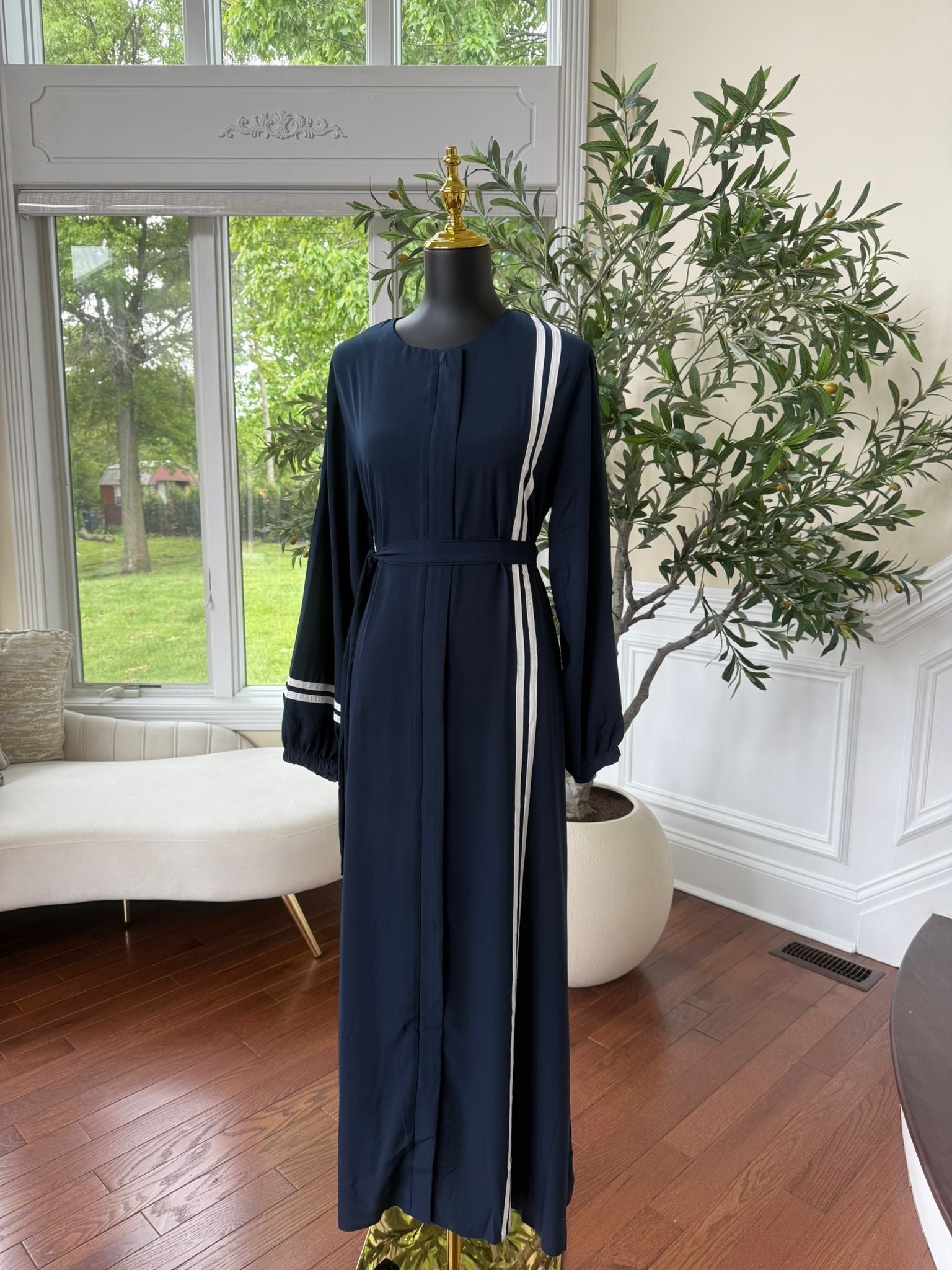 Blue Elegance Activewear Abaya