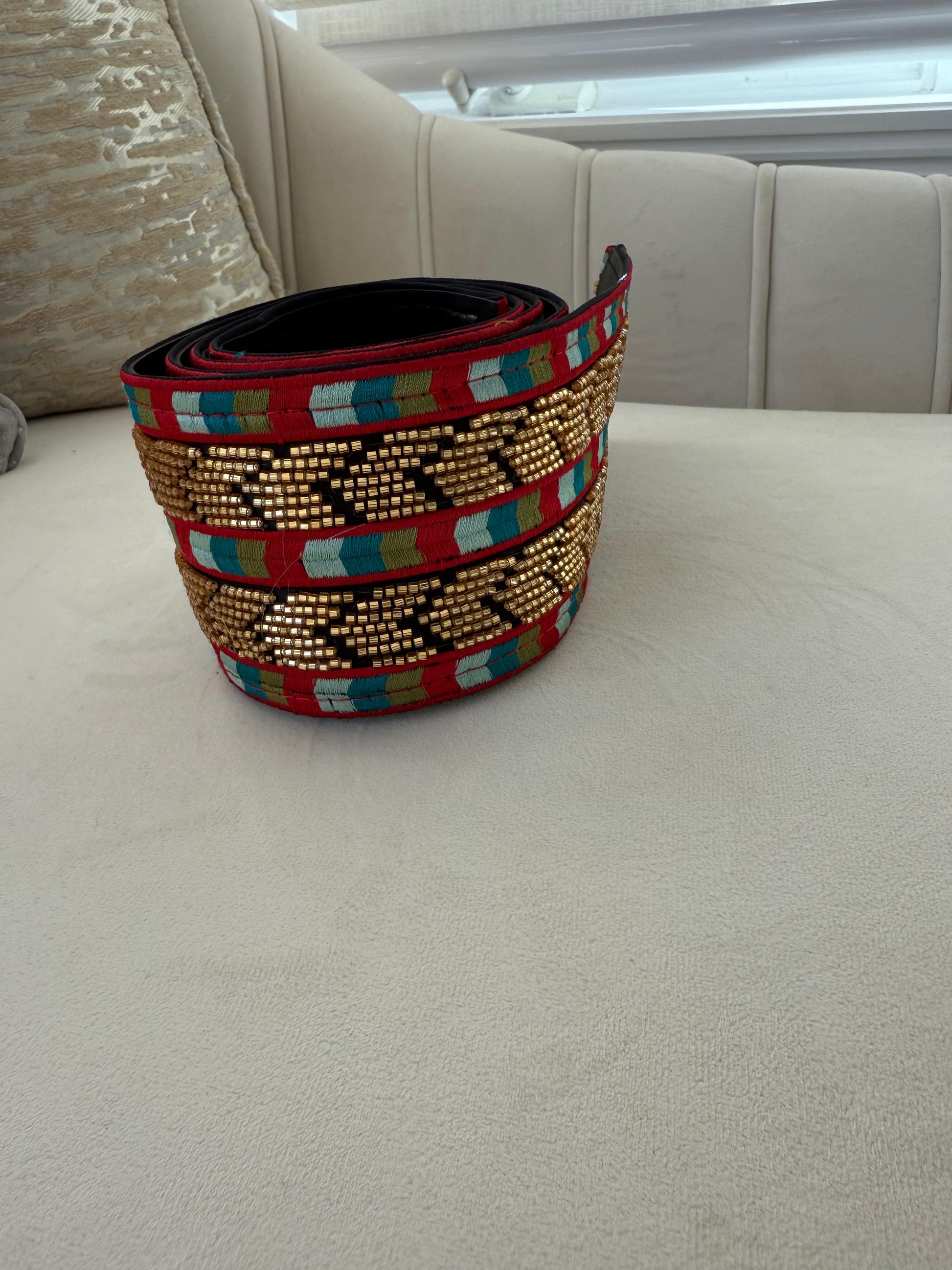 Sabal Kharaz Tatreez Thobe Belt