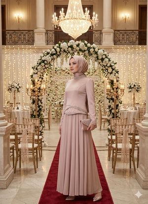 Pink Rose Elegance Maxi Dress