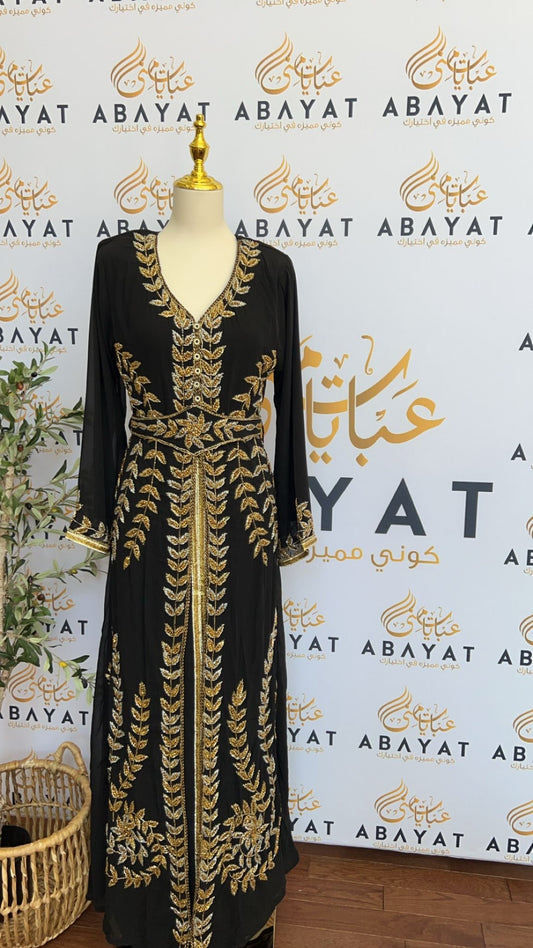 Elegant Black Kuftan