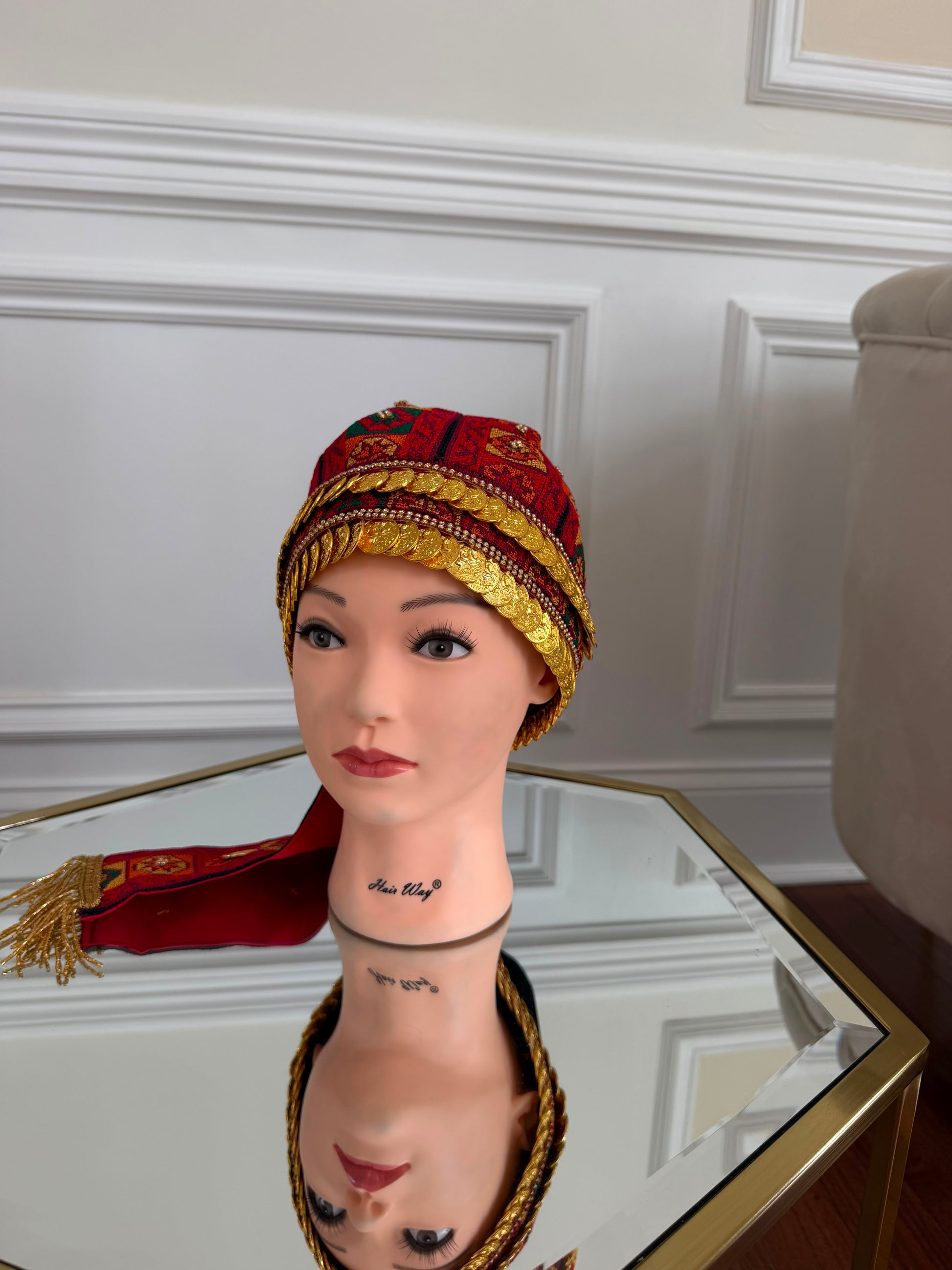 Tatreez Embroidery Traditional Head Piece Awka