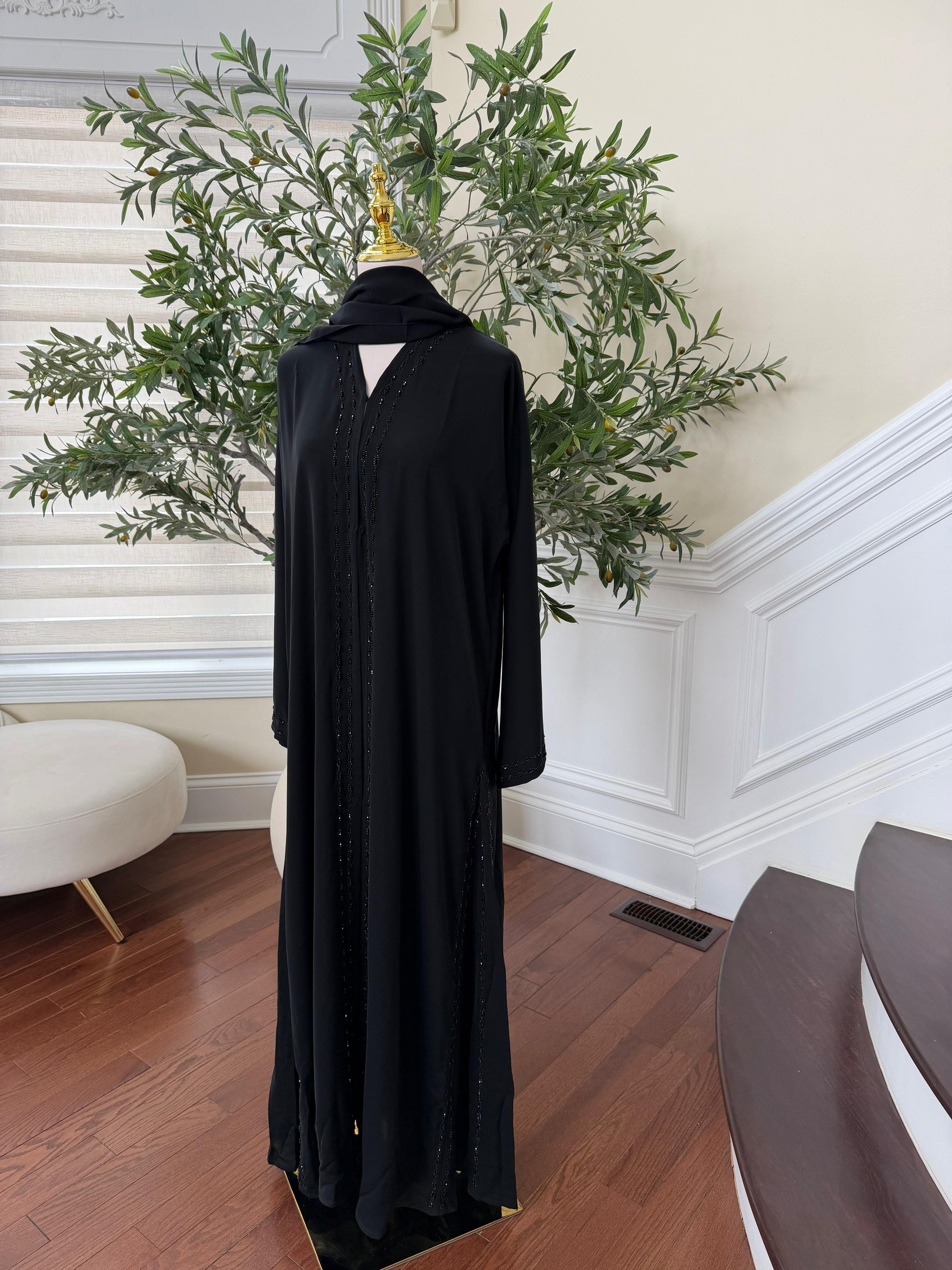 Black Pearl Serene Nights Abaya