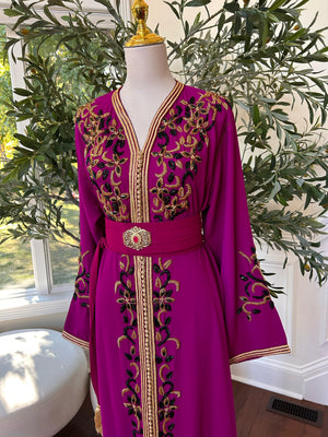 Hot Pink Royale Majestic Kuftan