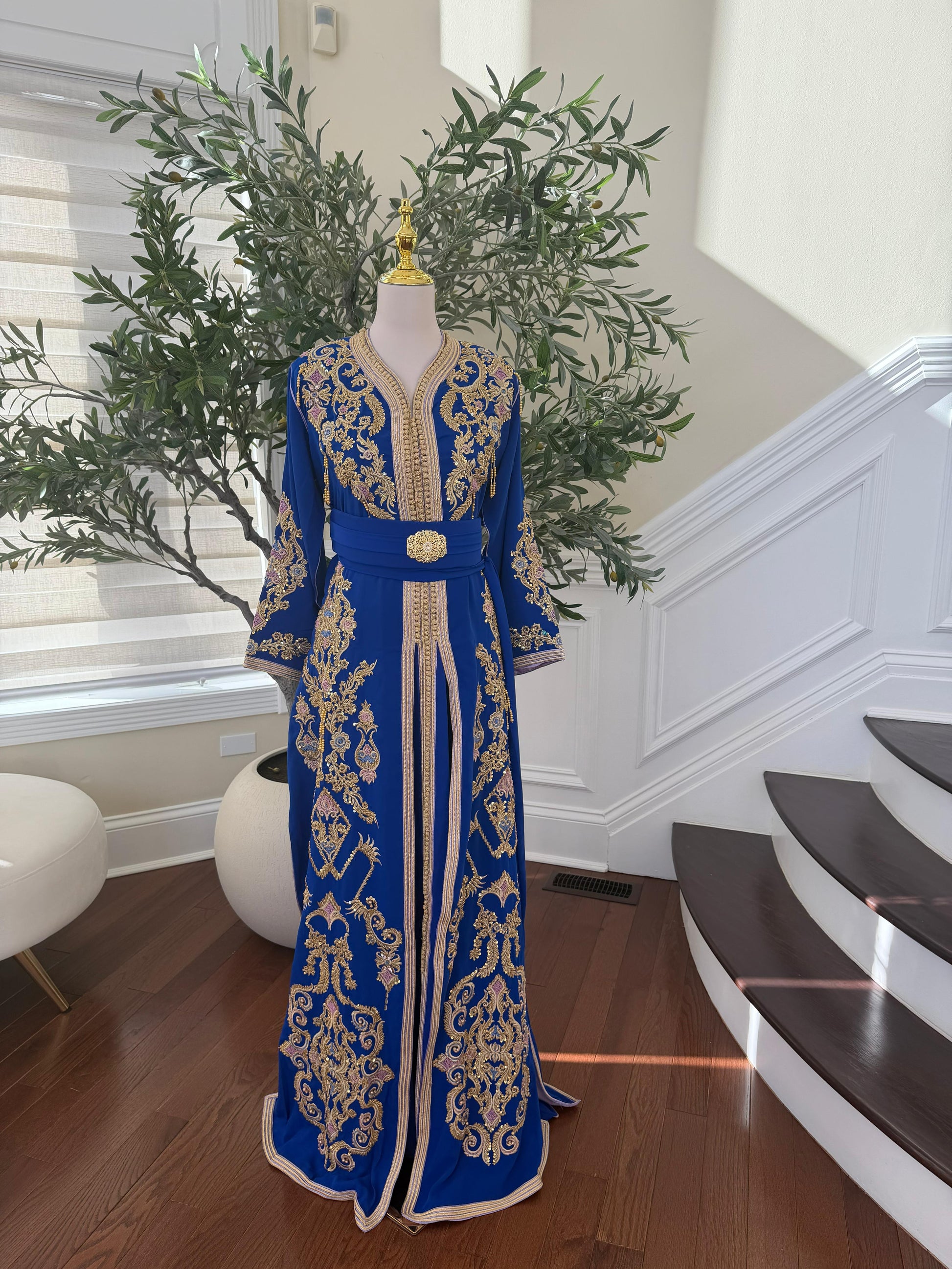 Celestial Blue Royalty Kuftan