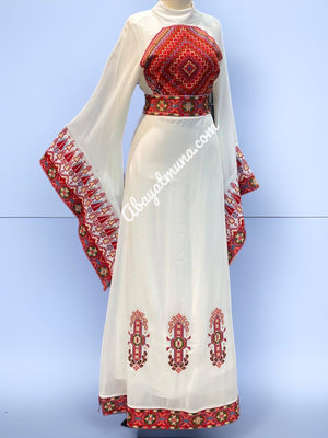 Elegant Palestinian Thobe Dress