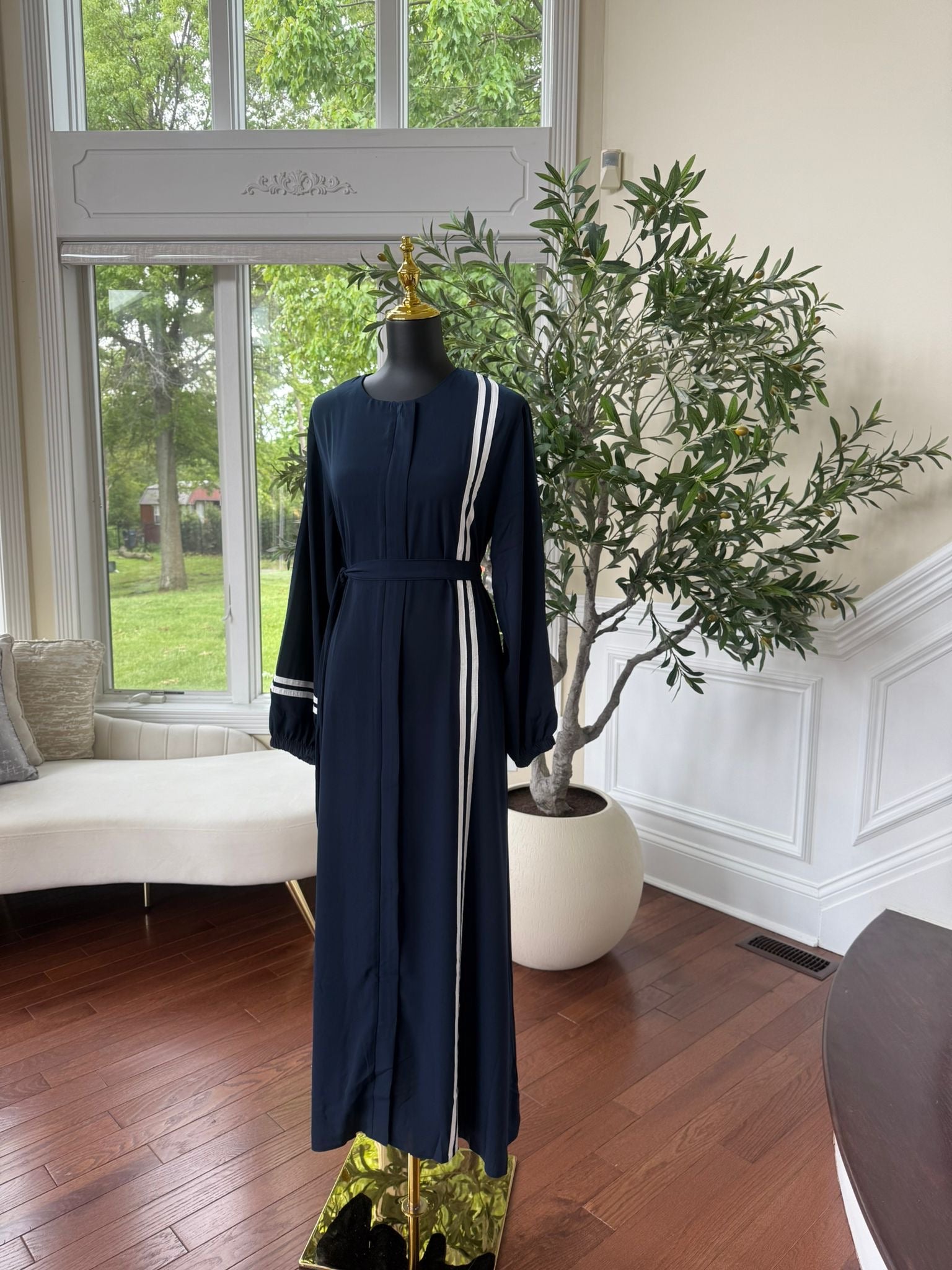 Blue Elegance Activewear Abaya