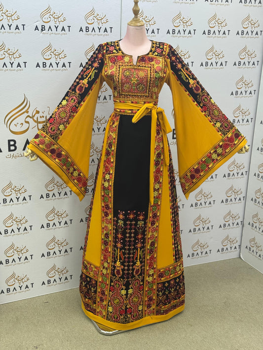 Henna Night Golden Elegance Thobe