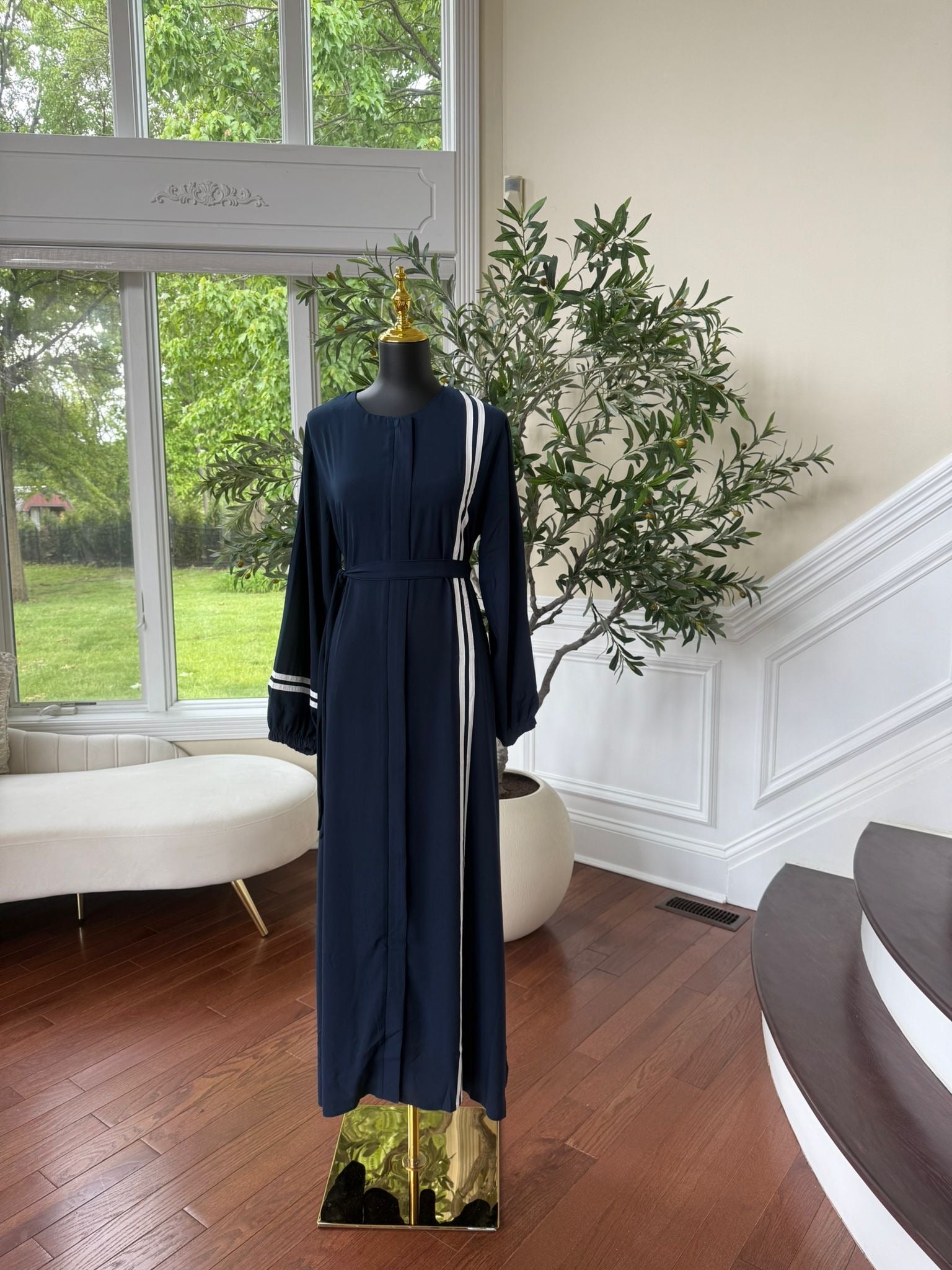 Blue Elegance Activewear Abaya
