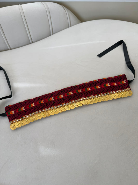 Tatreez Coin Beaded Headband