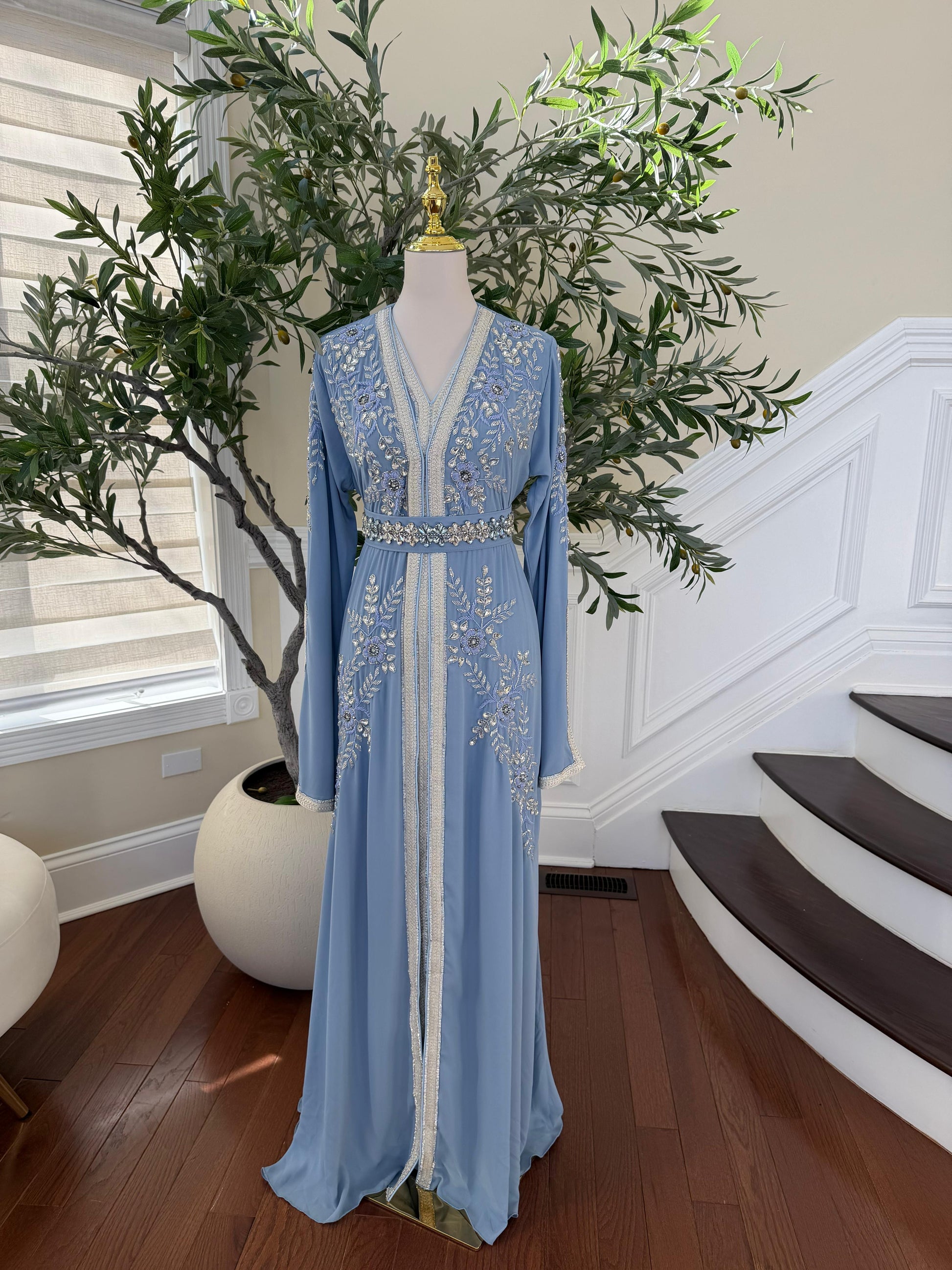 Baby Blue Charm Kuftan