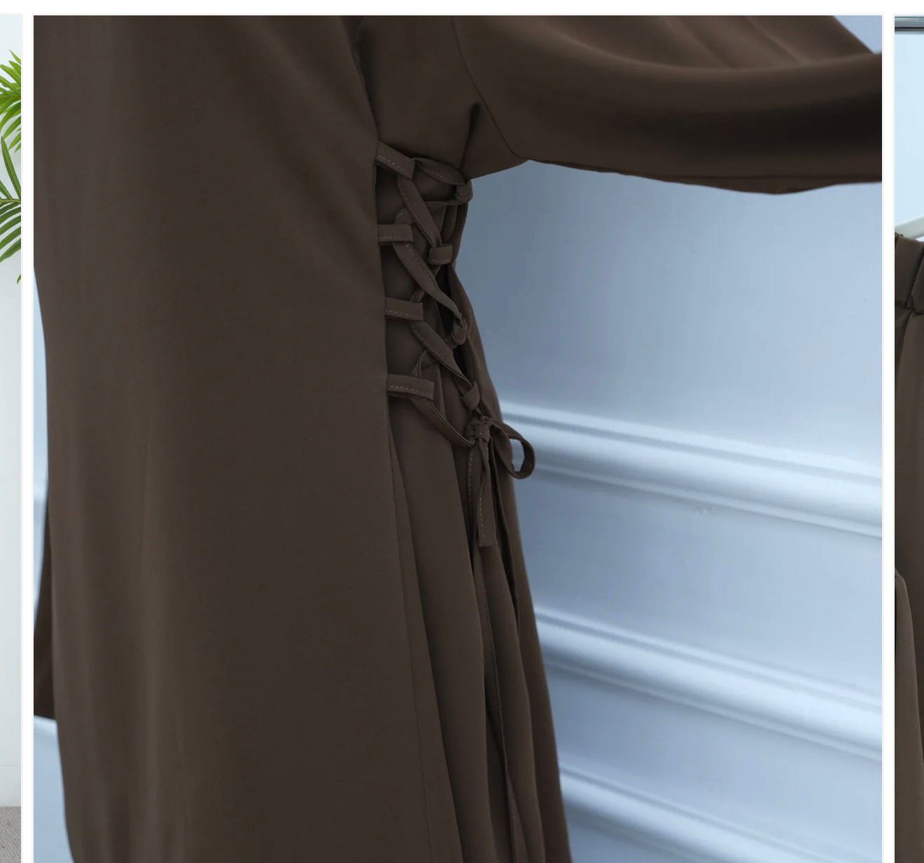 Modern Modesty Chiffon Side Tie Detail Two Piece Set