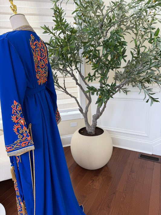 Royal Blue Majestic Kuftan
