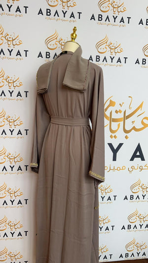 Light Violet Elegance Abaya