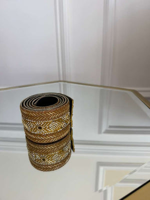 Golden Beaded Sabal Kharaz Belt/ 2