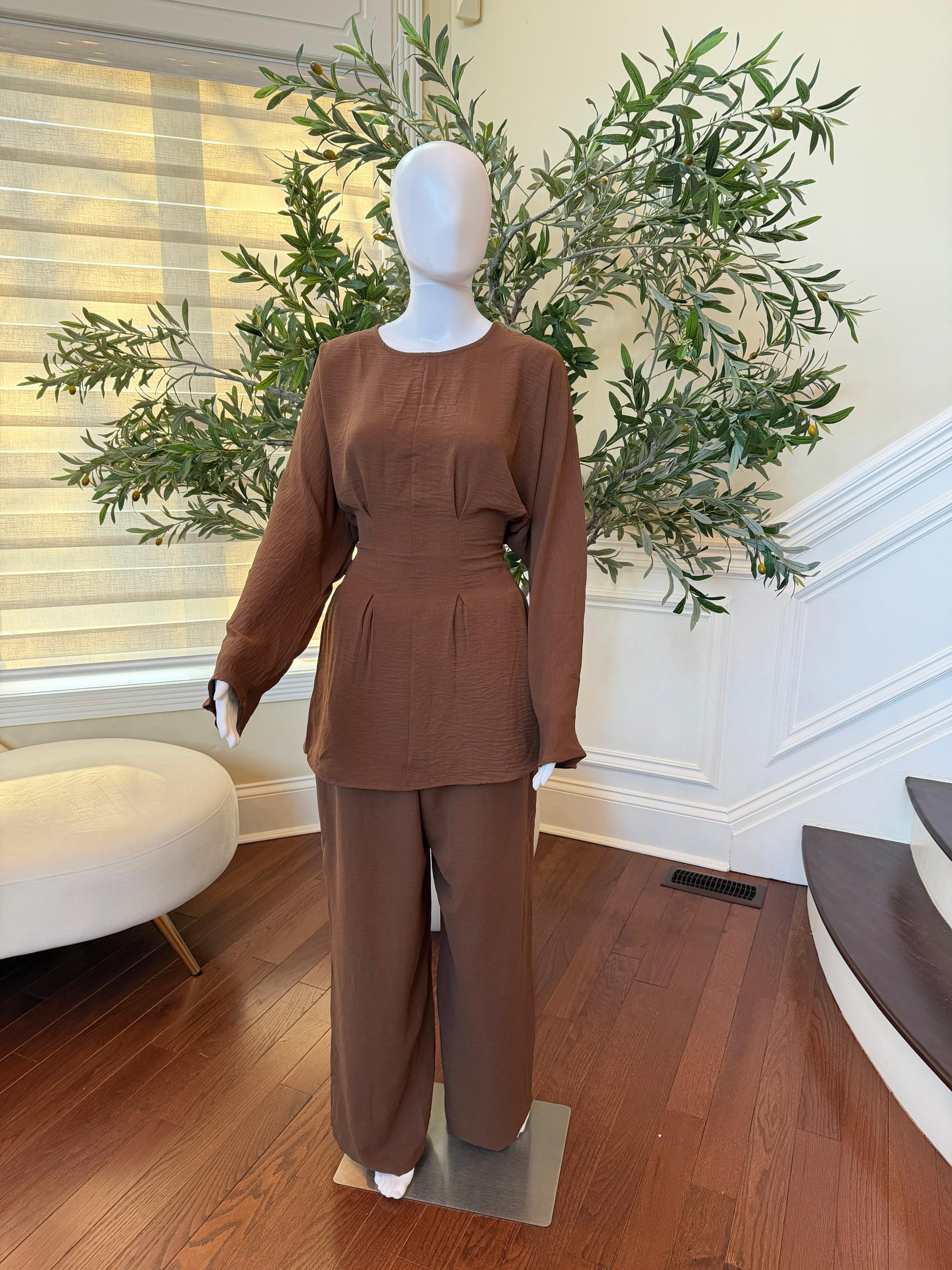 Modest Style Two Piece Fashion Set