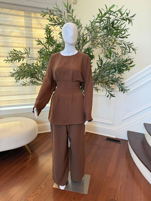 Modest Style Two Piece Fashion Set
