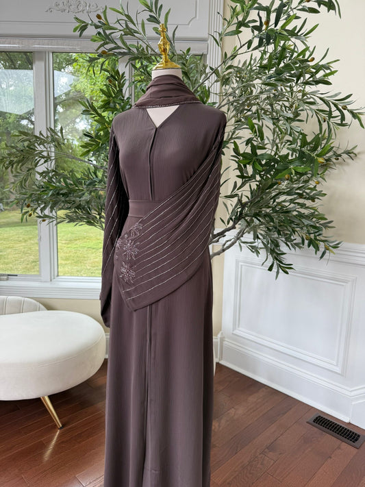 Purple Luxe Abaya