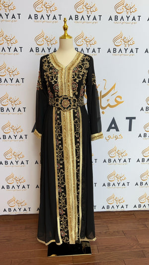 Luxury Black Kuftan