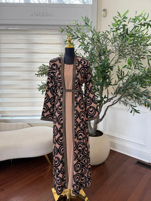 Midnight Dune Two-Piece Abaya