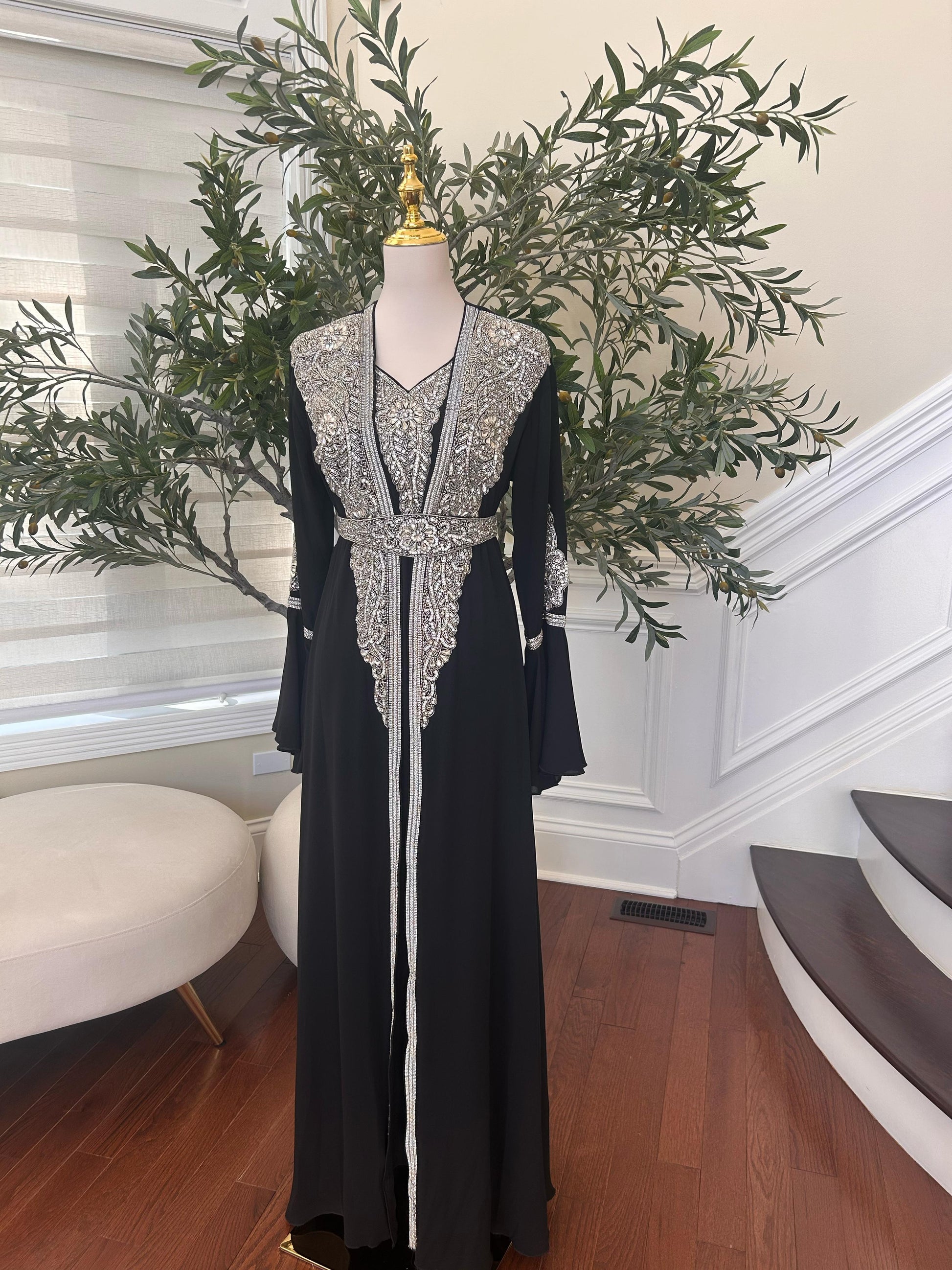 Black Stone Luxe Kuftan