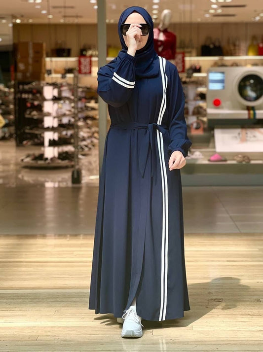 Blue Elegance Activewear Abaya