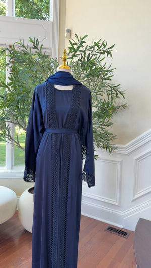 Blue Serenity Twilight Abaya
