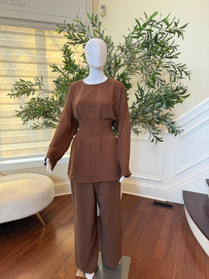 Modest Style Two Piece Fashion Set