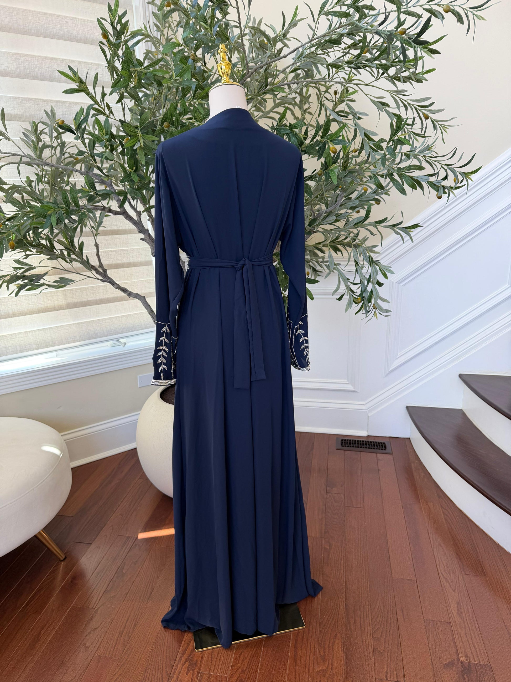 Blue Royale Beaded Kuftan