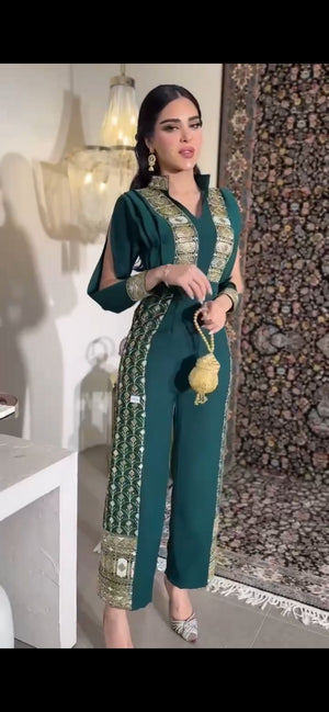 Elegant Green Jumpsuit